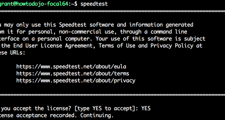 speedtest cli ubuntu